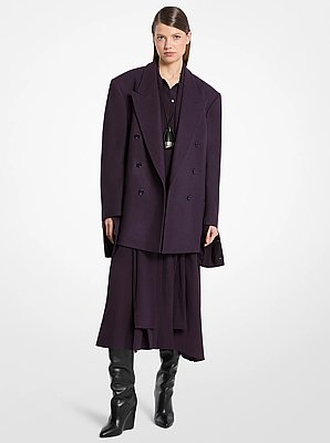 Shawn Wool Double-Breasted Blazer