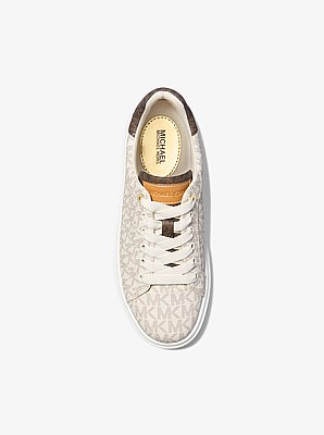 Romey Two-Tone Logo Platform Sneaker