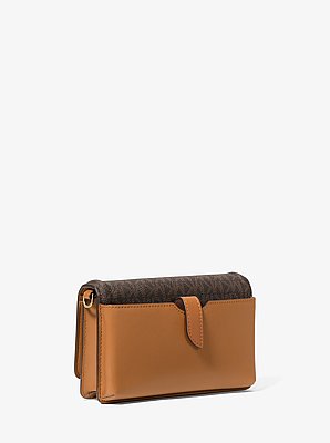 Bandolera Jet Set peque&ntilde;a para smartphone, convertible con logotipo