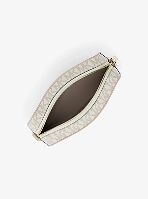 Kameratasche Jet Set Small mit Signature-Logomuster