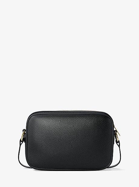 Jet Set Pebbled Leather Camera Crossbody Bag