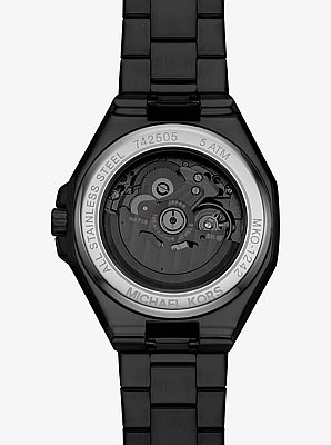 Oversized Callum Black-Tone Watch