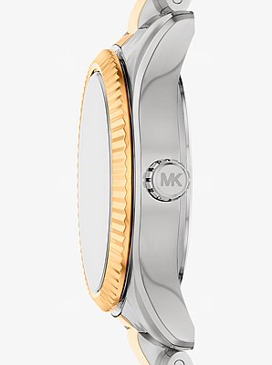 Kleine, zweifarbige Armbanduhr Lexington mit Pav&eacute;