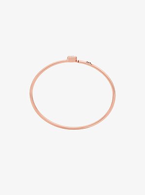 Pulsera r&iacute;gida con piedra redonda