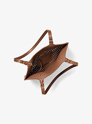 Marianne Perforated Leather Market Bag
