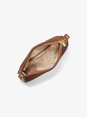 Crossbodytas Kensington van getrommeld leer, groot