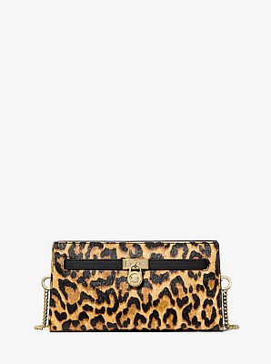 Hamilton Moderne Extra-Small Leopard Print Calf Hair Convertible Crossbody Bag image number 0
