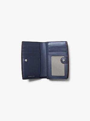 Portefeuille Bryant de taille moyenne en cuir grain&eacute;