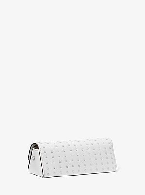 Ludlow Small Studded Leather Convertible Pochette