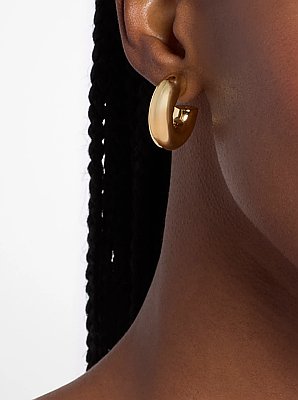 Aretes de argolla gruesos