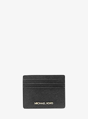 Jet Set Large Saffiano Leather Card Case
