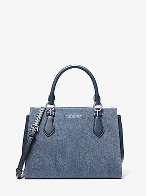 Borsa a mano Marilyn media in denim
