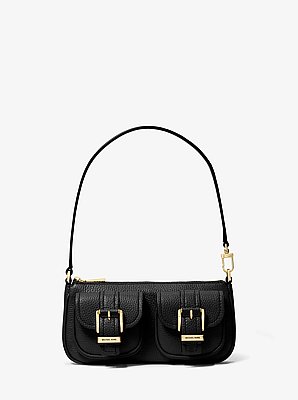 Zoe Small Pebbled Leather Pochette