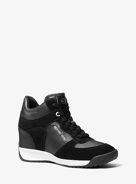 Sneaker Caden in materiale misto con zeppa