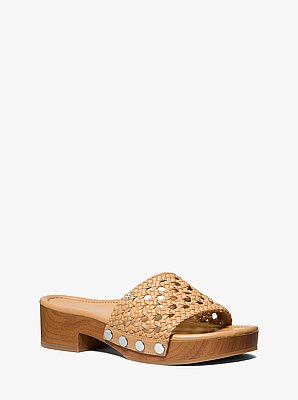 Sandale Mayes mit gewebtem Riemen