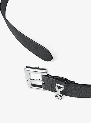 Pebbled Leather Belt