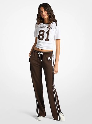 Piqu&eacute; Contrast Track Pants
