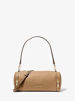 Bandolera Jet Set Travel peque&ntilde;a convertible de piel granulada