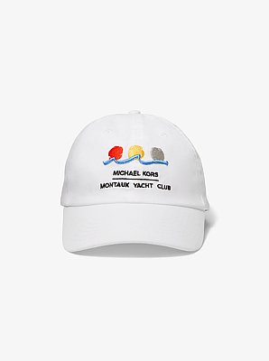 Gorra de b&eacute;isbol de algod&oacute;n Michael Kors x Montauk Yacht Club