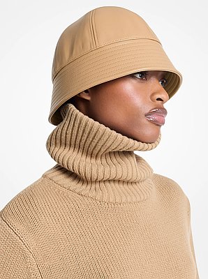 Leather Bucket Hat
