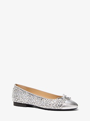 Piper Flex Embellished Metallic Ballet Flat