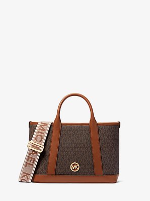 Henkeltasche Luisa Small mit Signature-Logomuster
