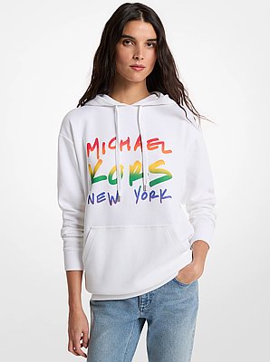 Sudadera con capucha de mezcla de algod&oacute;n con el logotipo de PRIDE