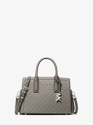 Laila Small Signature Logo Satchel