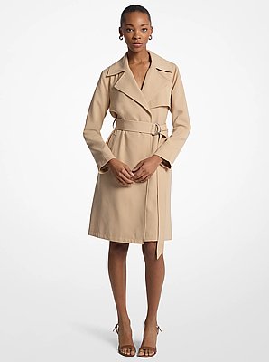 Cotton Blend Trench Coat