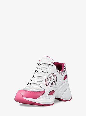 Zuma Leather and Mesh Trainer