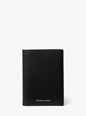 Portefeuille &agrave; passeport Hudson en cuir