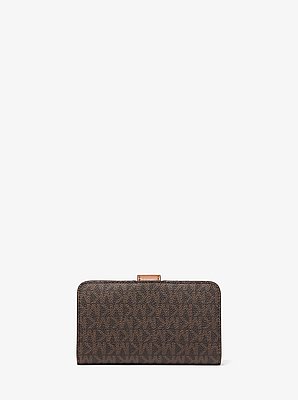 Jet Set Travel Medium Signature Logo Billfold Wallet
