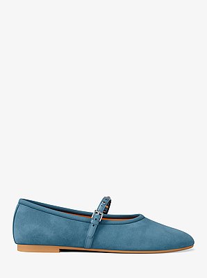Phoebe Embellished Leather Ballet Flat