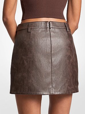 Distressed Mini Skirt