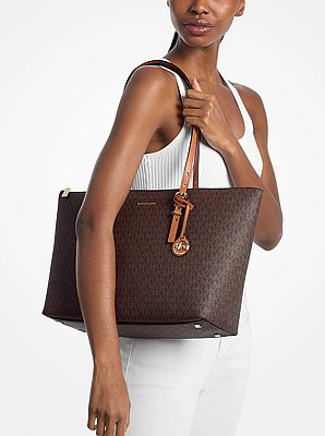 Borsa tote Quinn grande con logo