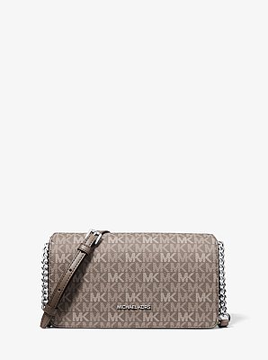 Jet Set Travel Medium Signature Logo Crossbody Bag