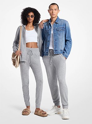 Wool and Cashmere Blend Joggers
