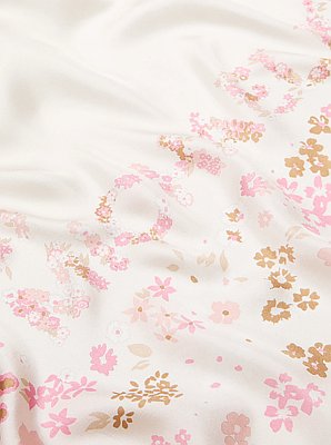 Floral Silk Scarf
