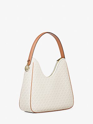 Nayla Medium Signature Logo Shoulder Bag