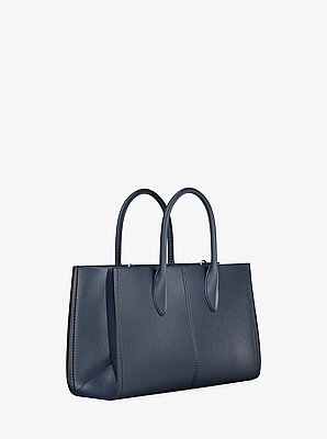 Mirella Medium Pebbled Leather Satchel