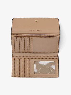 Jet Set Travel Large Signature Logo Tri-Fold Wallet
