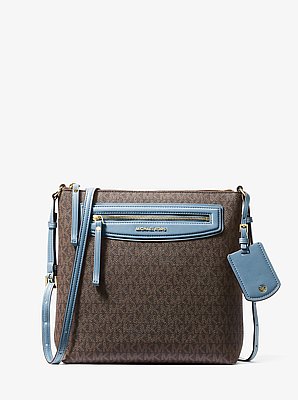Jet Set Travel Large Signature Logo Crossbody Bag