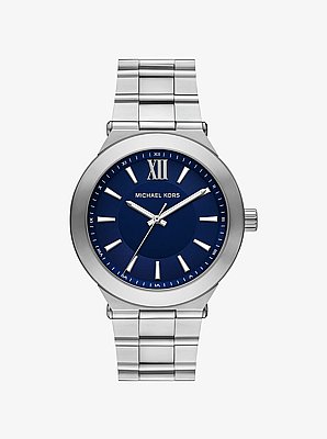 Reloj Billie oversize en tono plateado