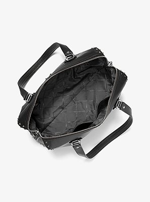 Bolso tote Astor grande de piel con tachuelas