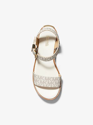 Richie Signature Logo Platform Espadrille Sandal