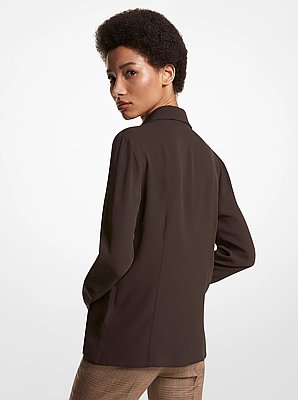 Camisa Hansen de georgette de seda