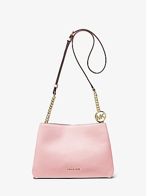 Christina Small Pebbled Leather Crossbody Bag