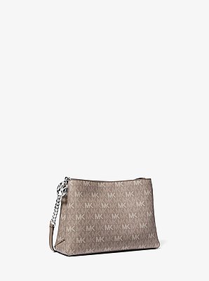 Christina Small Signature Logo Crossbody Bag