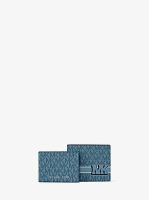 Cooper Striped Signature Logo Billfold Wallet With Passcase