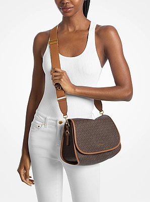 Holmes Medium Signature Logo Convertible Messenger Bag